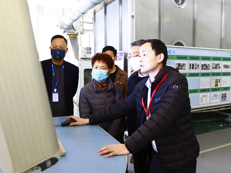  安徽省纺织行业协会到am8亚美科技调研走访 